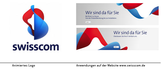 Das neue Swisscom-Logo