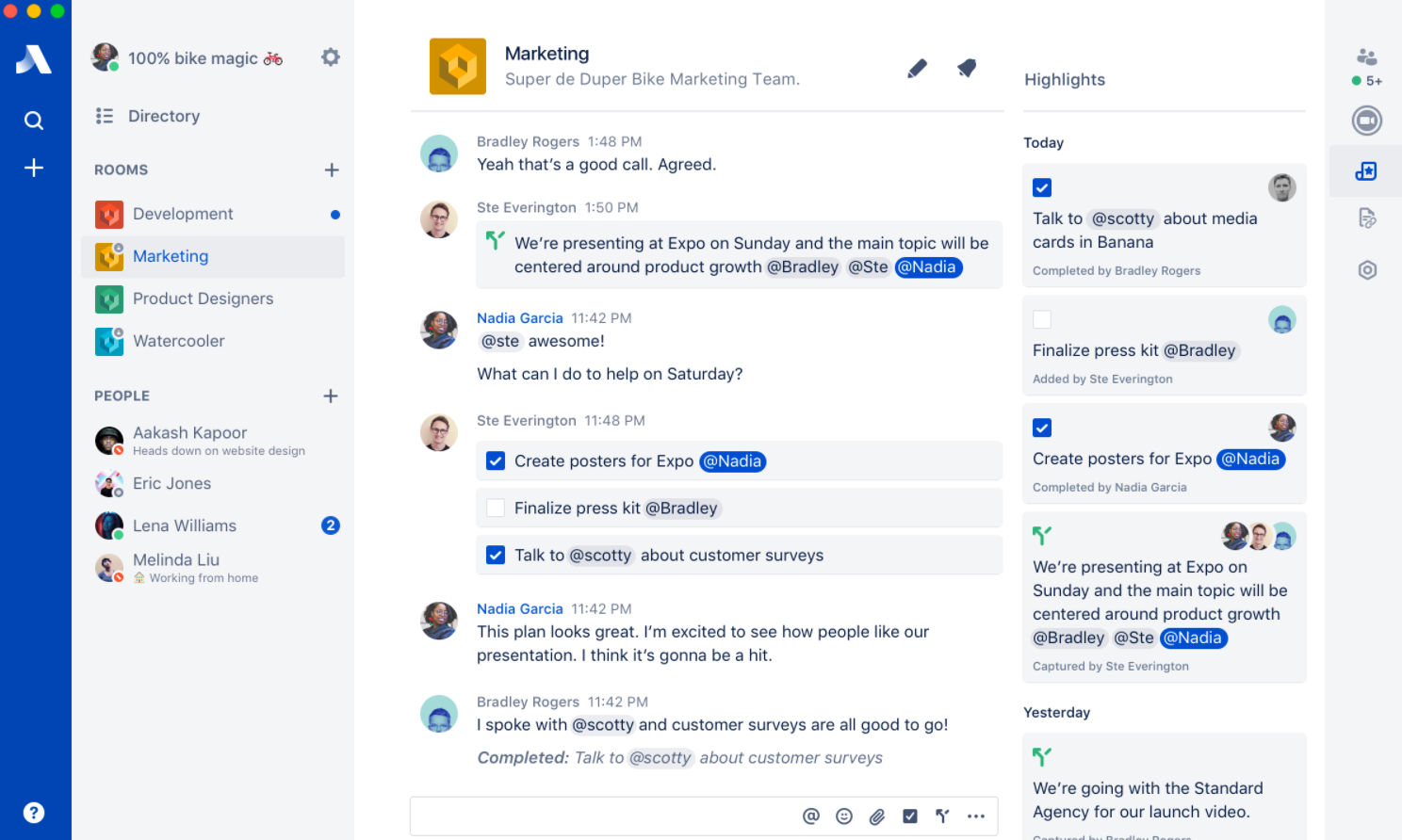 Stride ist die neue Gruppenchat- und Teamkommunikations-Lösung von Atlassian