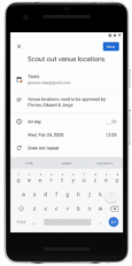 Google Tasks in der Google Kalender App