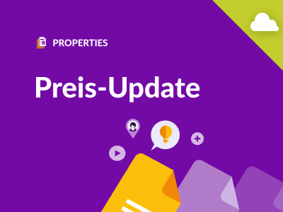 Preis-Update für Properties
