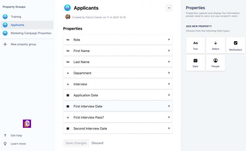 Einfach Vorlagen erstellen mit der Properties-App