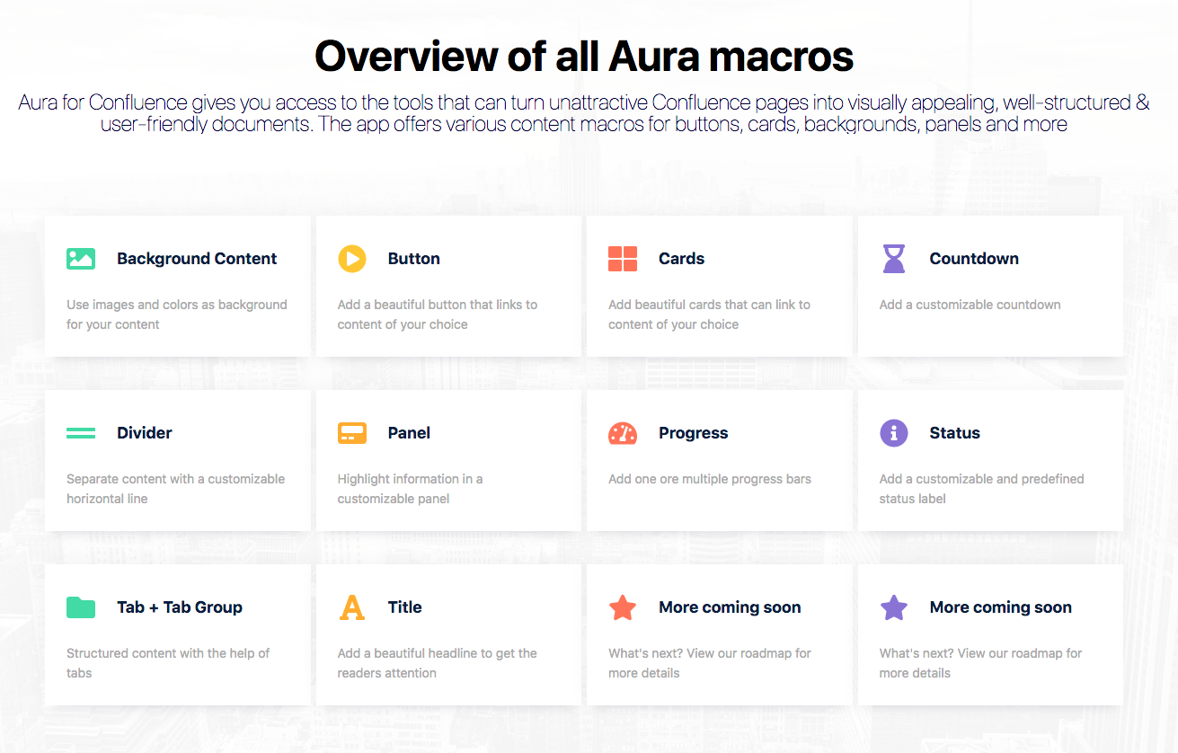 Übersicht der Aura-Makros