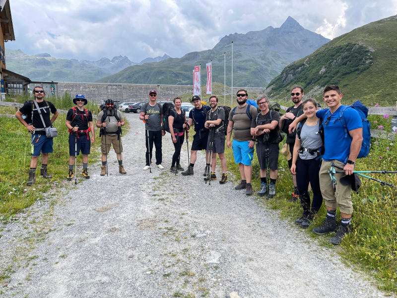 Rückblick auf die Seibert-Media-Bergtour im Juli 2022 oder: Warum sich unsere Unternehmenswerte auch in den Alpen bewähren