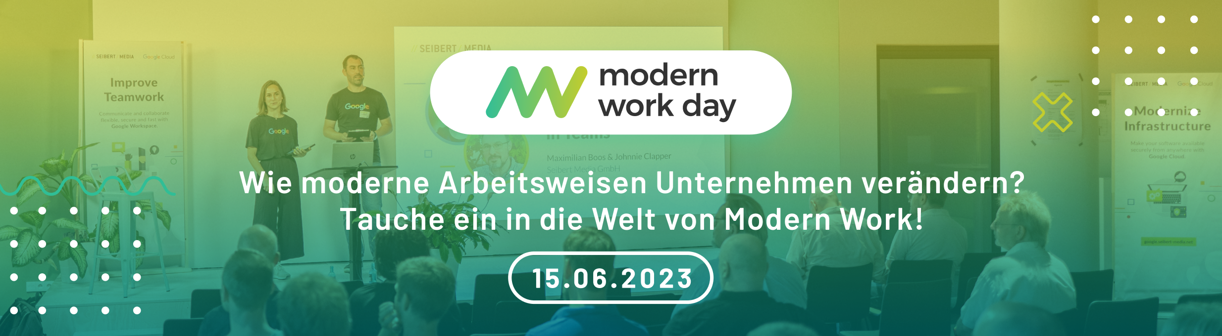 Premiere: Modern Work Day bei Seibert Media alles rund um New Work, Social Intranets und moderne Arbeitstools