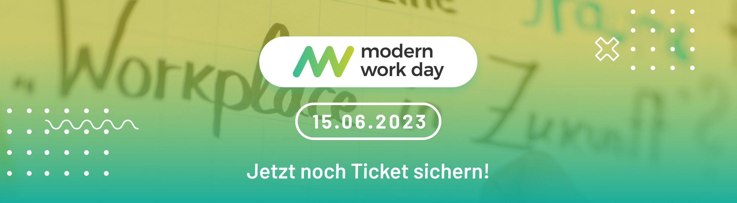 Header Modern Work Day Event - Agenda-Ankündigung